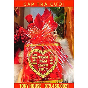 Mua Bộ khay trầu - Bộ khay song hỷ đám cưới hỏi - Kèm 1 bao nạp tài