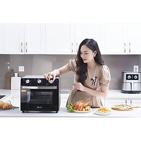 Mua Nồi Chiên Không Dầu LOTTE  Lò chiên không dầu Lotte Kiêm lò vi sóng 23l ( Hàng chính hãng) Lò Nướng Đối