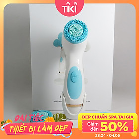 Máy Rửa Mặt Siêu Sạch Spin Facial Brush Cao Cấp-Xoay 360 Độ