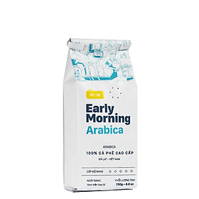 Cà Phê Nguyên Hạt Cao Cấp Early Morning - Arabica (250G)