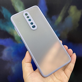Ốp lưng cho Xiaomi Redmi K30 - Redmi K30 5G trong nhám viền màu che camera