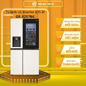 Tủ lạnh LG Inverter 635 lít GR-X257BG - Hàng Chính Hãng (Chỉ giao HCM)