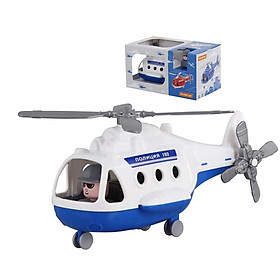 Máy bay trực thăng cảnh sát Alpha đồ chơi - Polesie Toys