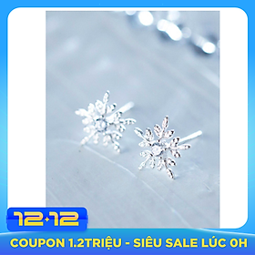 Bông Tai Nữ | Bông Tai Nữ Bạc Bông Tuyết B2419 - Bảo Ngọc Jewelry