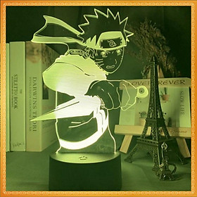 Mua Đèn ngủ  đèn bàn Led 3D illusion Naruto Uzumaki Kid figure - quà tặng sáng tạo