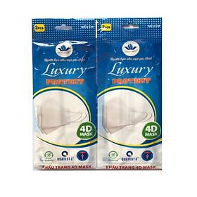 Hộp 30 cái Khẩu Trang 4D Luxury Protect Sen Việt