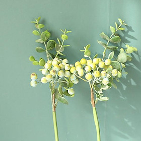 Hoa nhân tạo Cành Berry cao cấp cho decor hoa trang trí hoa sự kiện hoa cô dâu
