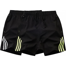 Combo 2 quần short thể thao nam 3 sọc