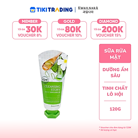 SRM KWAILNARA ALOE DEEP CLEANSING FOAM (Tinh chất lô hội - dưỡng ẩm sâu) 120gr
