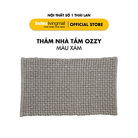 Mua Thảm lau chân OZZY Màu Xám Trắng 50x80 cm 100% cotton | Index Living Mall | Nhập khẩu Thái Lan