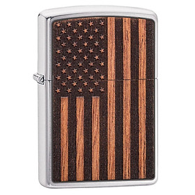 Bật Lửa Zippo WOODCHUCK USA American Flag 29966