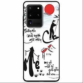Ốp lưng in cho Samsung S20 Ultra Mẫu Thương Cha Mẹ