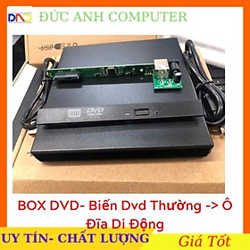 Box DVD  Free ShipBox DVD Đựng Ổ Đĩa DVD Laptop Gắn Ngoài Qua Cổng USB Loai Mỏng 9.5mm / Dày 12.7mm