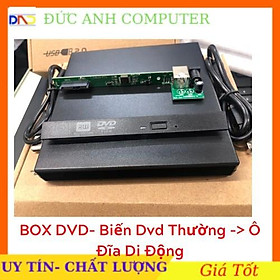 Mua Box DVD  Đựng Ổ Đĩa DVD Laptop Gắn Ngoài Qua Cổng USB Loai Mỏng 9.5mm / Dày 12.7mm
