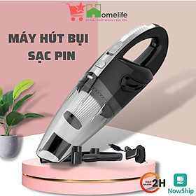 Mua Máy Hút Bụi Sạc Pin Cầm Tay - Dễ Dàng Sử Dụng  Kết Hợp Nhiều Đầu Hút Đa Dạng