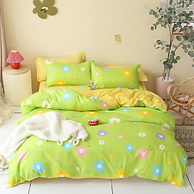 Bộ chăn ga gối Cotton cao cấp 1m6x2m MNT189