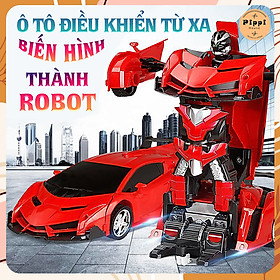 Ô Tô Đồ Chơi Điều Khiển Từ Xa Biến Hình Thành Robot Cực Ngầu Cho Bé Trai