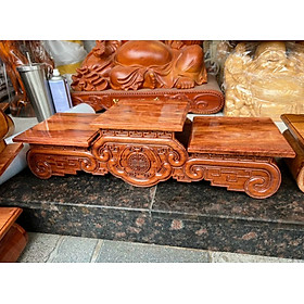Mua Đế kê bát nhang - Tam sơn đế cuốn gỗ hương mặt 18 cm