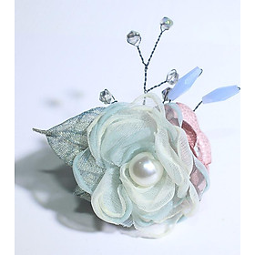 Cài áo thời trang hoa vải cao cấp (GC95)