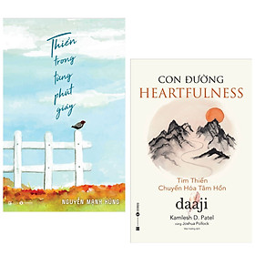 [Download Sách] Combo 2 sách kĩ năng, nghệ thuật sống: Thiền trong từng phút giây + Con đường Heartfulness – Tim thiền - chuyển hóa tâm hồn