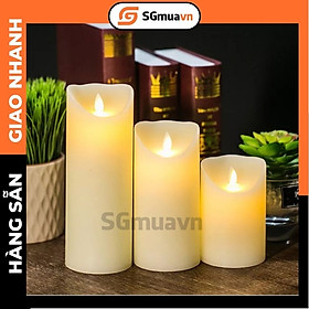 Mua Hộp 12 đèn nến điện tử size to có ngon nến lung lay