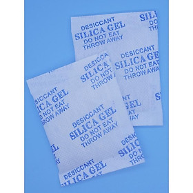 Gói hút ẩm tủ quần áo hạt hút ấm thực phẩm máy ảnh cho giày túi xách Silica Gel các loại gói 500 gr