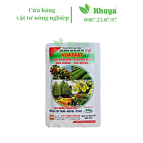 Phân bón AE NPK 10-52-10+TE Hoataki VIP 50gr Tạo mầm và Kích ra hoa chuyên Tắc kiểng - Hoa kiểng