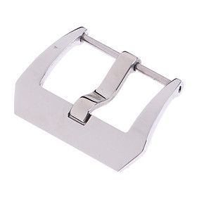 Stainless Steel Screw-in Buckle  Strap Polished  Clasp
