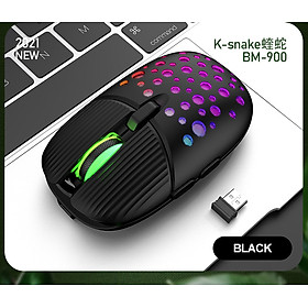 Chuột không dây Wireless 2.4gb pin sạc, có đèn led RGB phát sáng