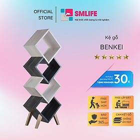 Mua Giá sách bằng gỗ công nghiệp cho phòng khách SMLIFE Benkei
