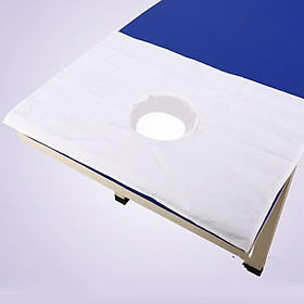 Massage Table Cover Sheet with Face Hole for Beauty Salon SPA Massage Tables