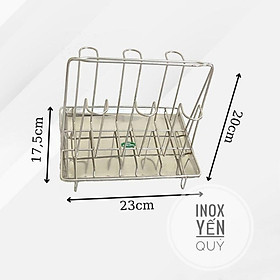 INOX304 KHAY ÚP CỐC INOX KHAY ÚP CỐC UỐNG NƯỚC