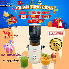 Mua Máy Ép Chậm Hàn Quốc Haatz HSJ368 (Model 2025) 300W  Ép Nguyên Quả - Kiệt Bã  Hàng Chính Hãng