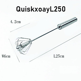 Mua Cây Đánh Trứng Cầm Tay Inox Trục Xoay - QUISKXOAY