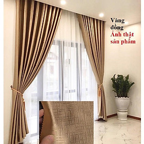 Rèm cửa DIGA HOME vải 3 lớp che nắng, size lớn dùng cho phòng khách, phòng ngủ, spa, khách sạn, tặng kèm dây vén