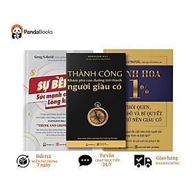 COMBO 3 Sách Sự bền bỉ Sức mạnh lòng kiên trì + Tinh hoa 1% + Thành công