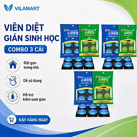 Combo 3 Bộ 6 Viên Mồi Diệt Gián – Hỗ Trợ Kiểm Soát Gián Trong Nhà Bếp, Phòng Ở Và Khu Vực Gia Đình