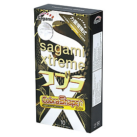 Bao cao su siêu mỏng Sagami Xtreme Cobra hộp 10 cái
