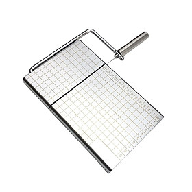 , Stainless Steel, , Cheese Slicer Cutting Board, Multipurpose Cheese Cutter Board, Cheese Slicer Board for Cutting Butter