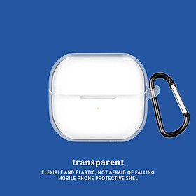 Mua Ốp TPU trong suốt cho Samsung Galaxy Buds 3/ Buds 3 Pro kèm móc treo_ Hàng chính hãng