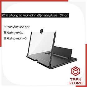 Mua Kính Phóng To Màn Hình Điện Thoại 10 inches Loại To Không Nhòe Không Mỏi Mắt Đau Mắt