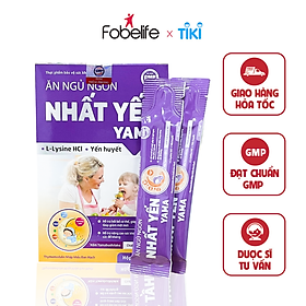 Gói Uống Ăn Ngủ Ngon Nhất Yến YaMa - Hộp 20 gói