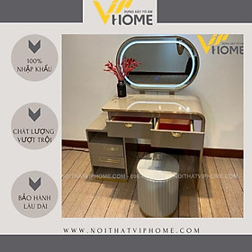 Mua Bàn trang điểm  bàn phấn kèm gương tích hợp đèn LED kèm nút cảm ứng thông minh và ngăn kéo để đồ tện lợi BTD-00012