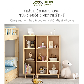 Mua Kệ Đứng Đa Năng  GAPI Chân Gỗ Sồi Tự Nhiên Lưu Trữ Nhiều Ô Ngăn Tủ Sâu Thoải Mái Trong lưu Trữ