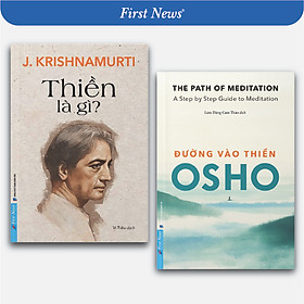 Sách Combo Thiền Là Gì? + Đường Vào Thiền - First News