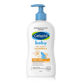 Sữa dưỡng ẩm dịu lành hằng ngày cho bé Cetaphil Baby Daily Lotion with Organic Calendula 400ml