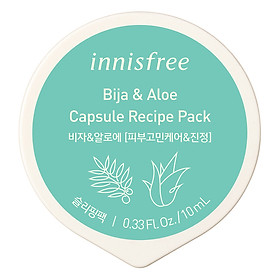 Mặt Nạ Ngủ Dạng Hủ Từ Bija & Nha Đam Innisfree Capsule Recipe Pack Bija & Aloe (10ml) - 131170952