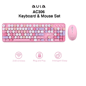 Mua Bộ Bàn Phím và chuột không dây AULA AC306  - Hàng Chính Hãng