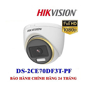 Camera HD-TVI HIKVISION DS-2CE70DF3T-PF Dome 2.0 Megapixel - Hàng Chính Hãng