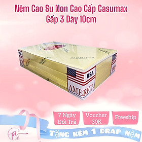 Nệm Cao Su Non Gấp 3 1m6x2mx10cm